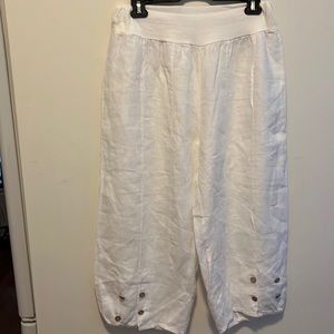 BELLA AMORE linen pants made in Italy size L